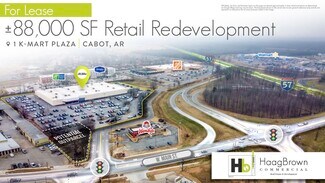 Plus de détails pour 1 Kmart Plz, Cabot, AR - Commerce de détail à louer