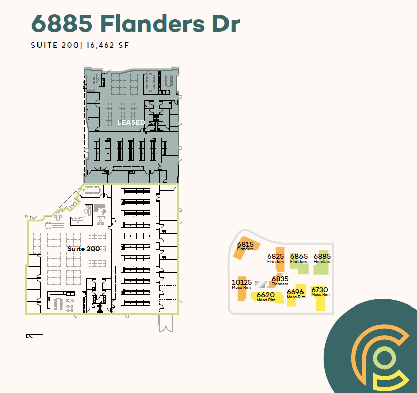 6815 Flanders Dr, San Diego, CA for lease Floor Plan- Image 1 of 8