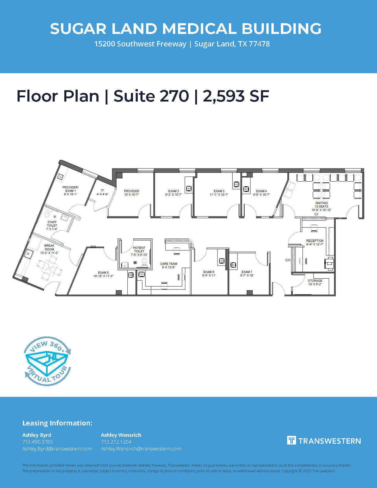 15200 Southwest Fwy, Sugar Land, TX à louer Plan d’étage- Image 1 de 1