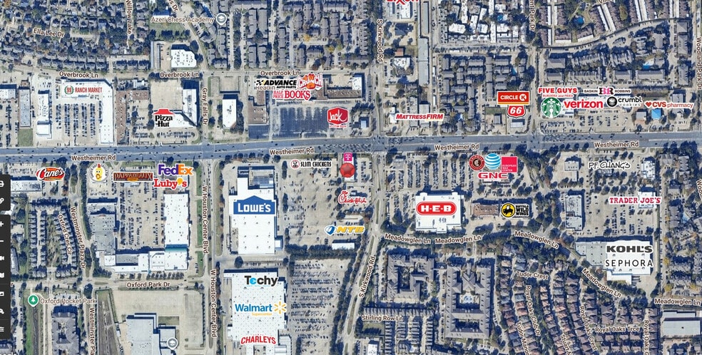 2600 Kirkwood Dr, Houston, TX for lease - Aerial - Image 3 of 3