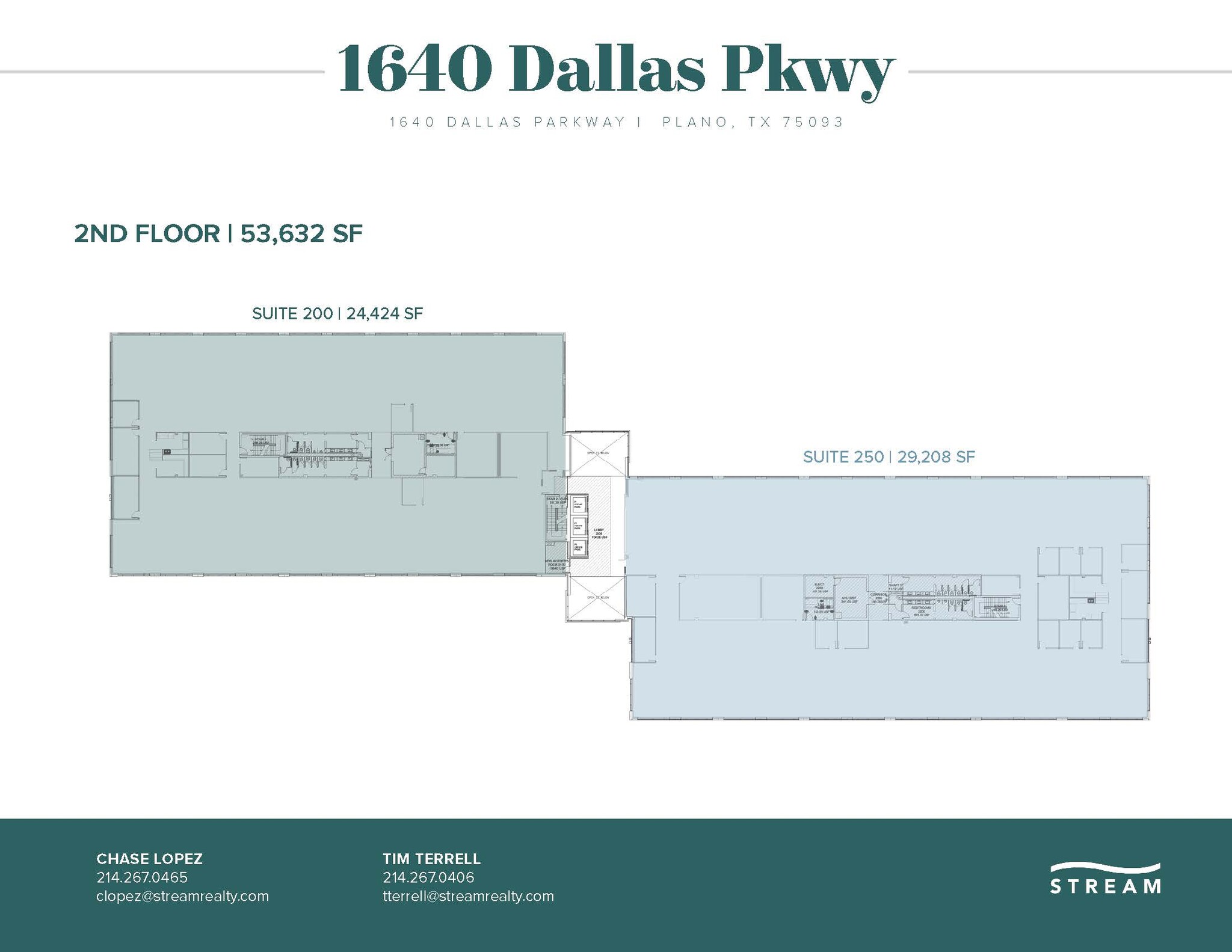 1640 Dallas Pky, Plano, TX for lease Floor Plan- Image 1 of 2