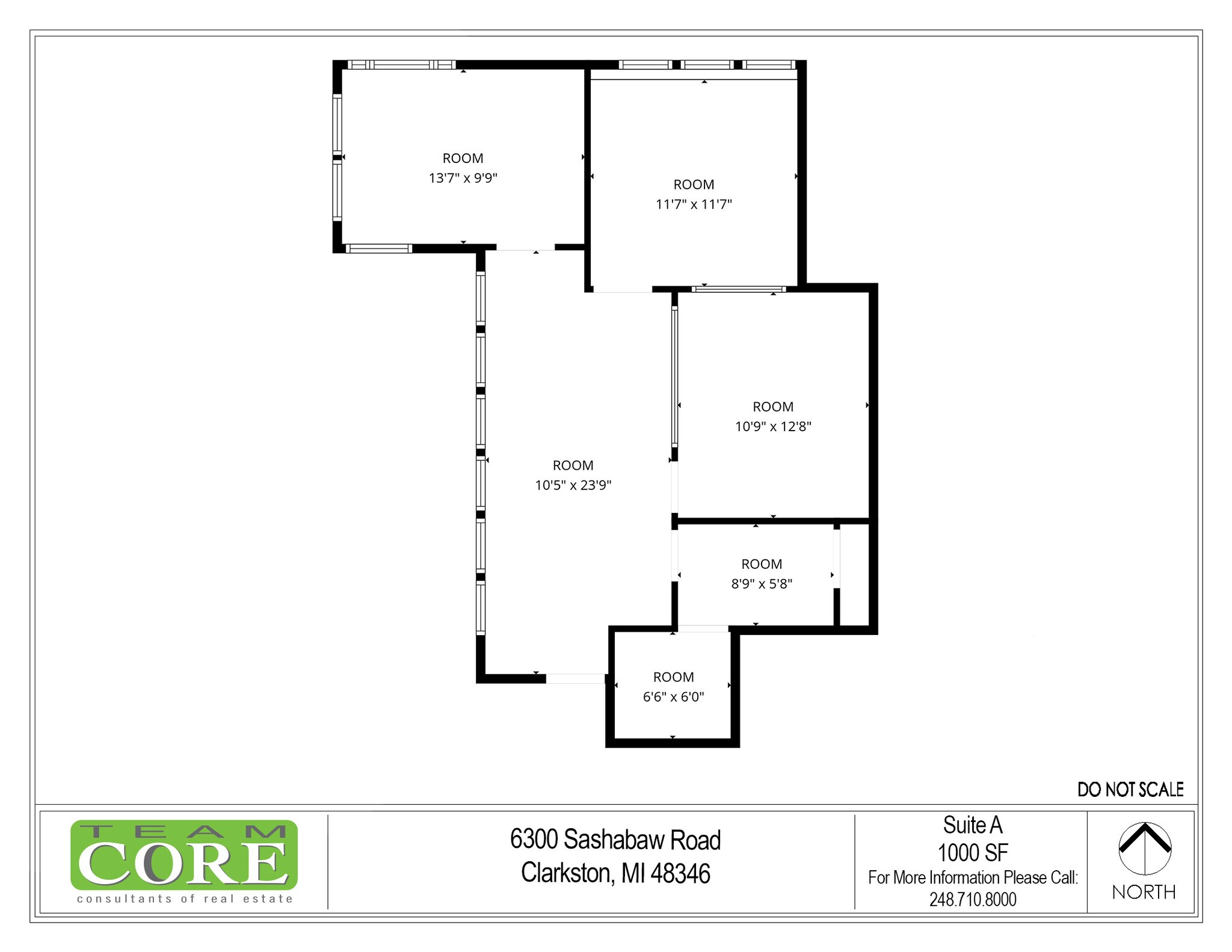 6300 Sashabaw Rd, Village of Clarkston, MI for lease Floor Plan- Image 1 of 1