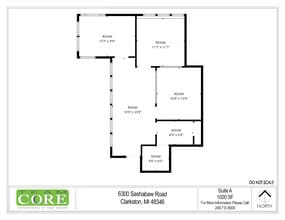 6300 Sashabaw Rd, Village of Clarkston, MI for lease Floor Plan- Image 1 of 1
