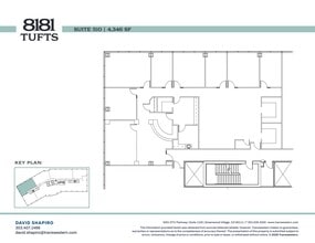 8181 E Tufts Ave, Denver, CO à louer Plan de site- Image 1 de 1