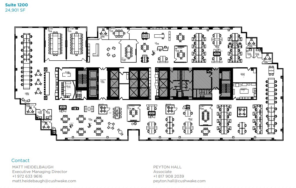 1999 Bryan St, Dallas, TX à louer Plan d  tage- Image 1 de 1