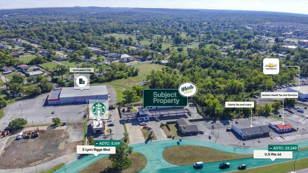 1114 S Lynn Riggs Blvd, Claremore, OK à vendre - Aérien - Image 3 de 3