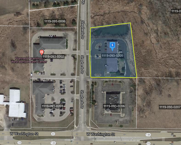 505-519 Shepherds Dr, West Bend, WI à vendre - Plan cadastral - Image 1 de 1