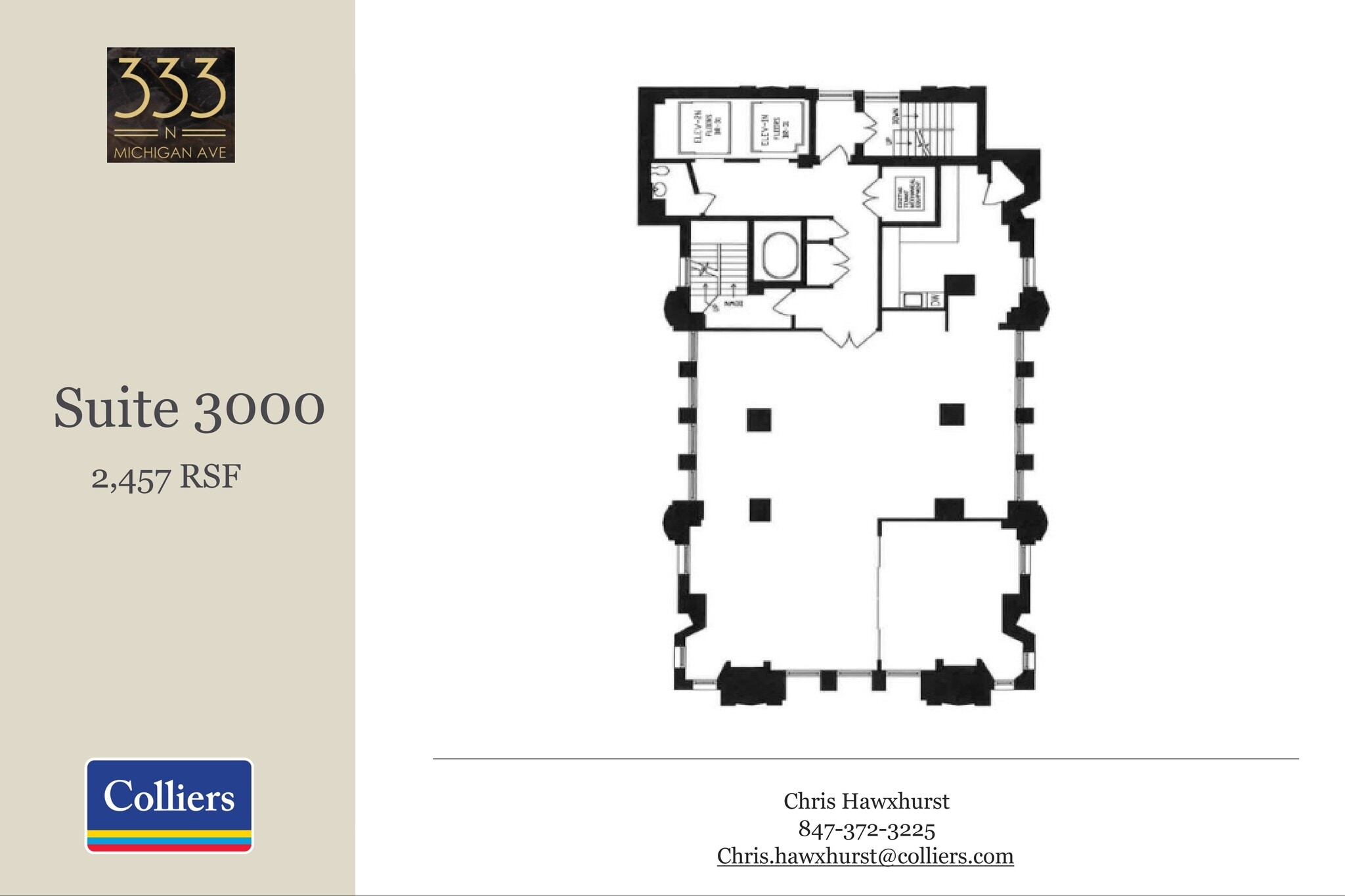 333 N Michigan Ave, Chicago, IL for lease Floor Plan- Image 1 of 1