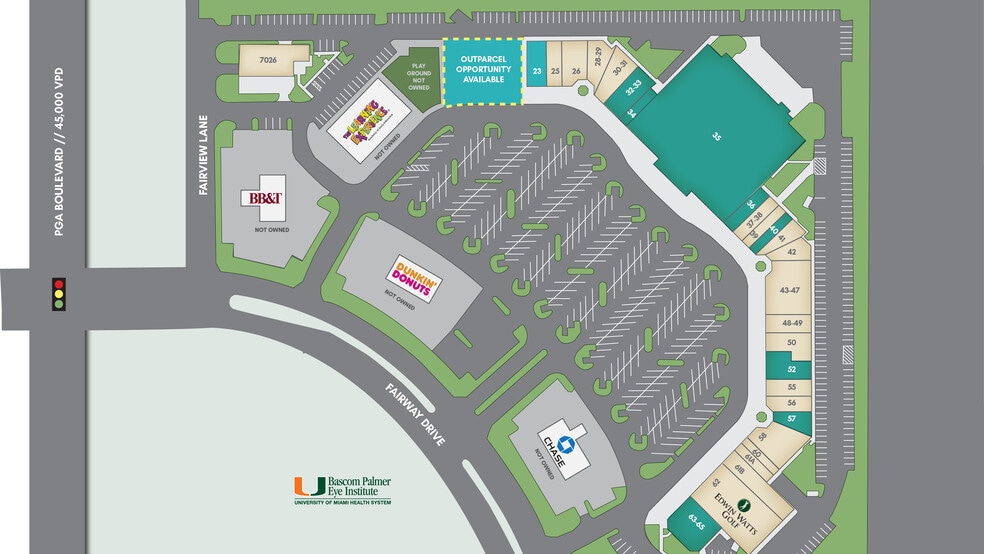 7100 Fairway Dr, Palm Beach Gardens, FL for lease - Floor Plan - Image 2 of 7