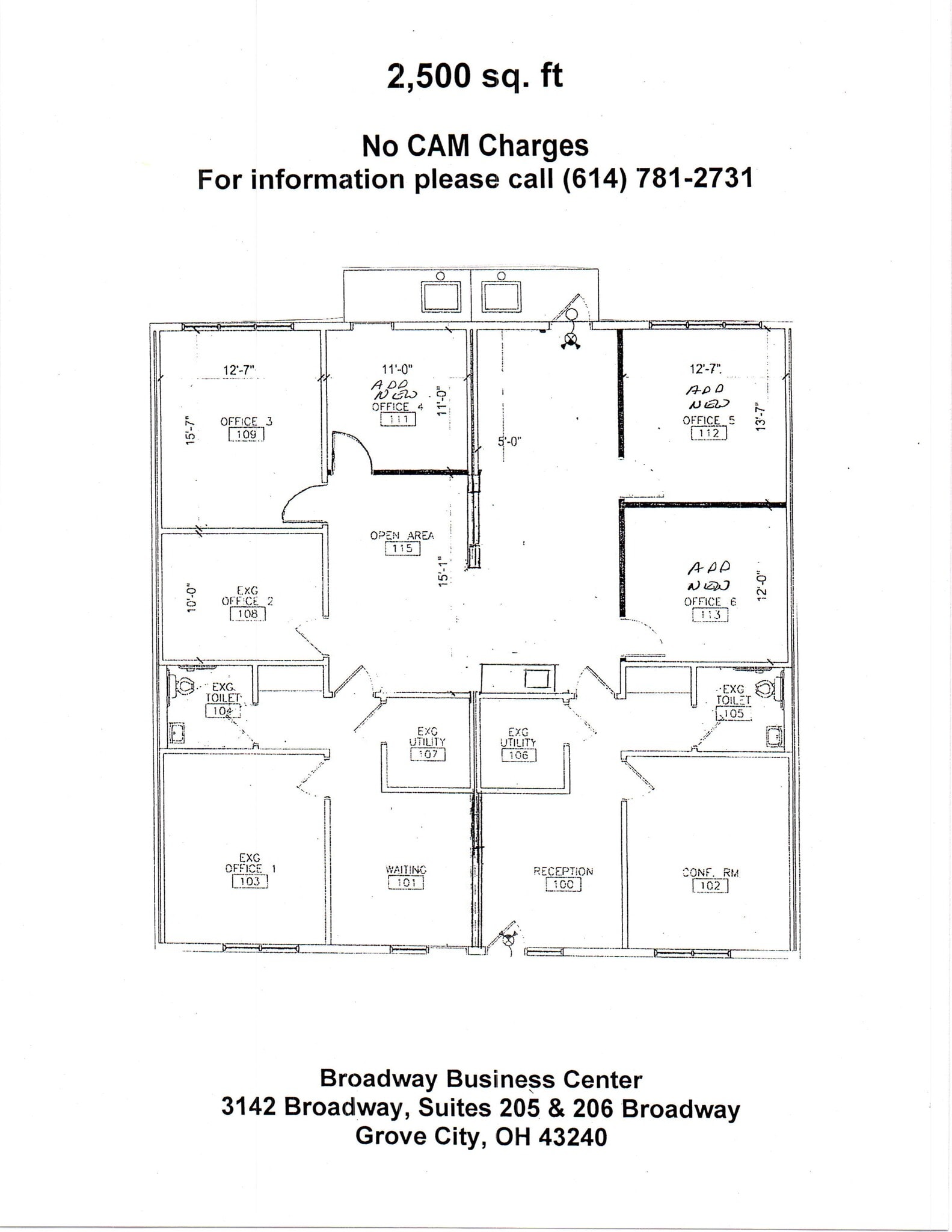3142 Broadway, Grove City, OH for lease Site Plan- Image 1 of 3