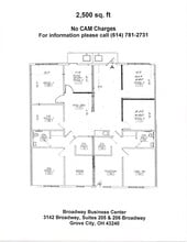 3142 Broadway, Grove City, OH for lease Site Plan- Image 1 of 3