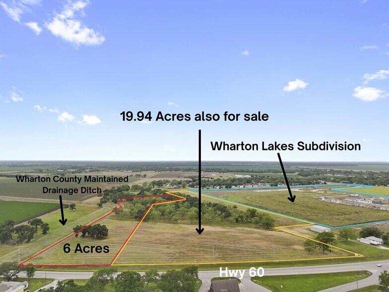 000000 Texas 60, Wharton, TX for sale - Aerial - Image 2 of 9