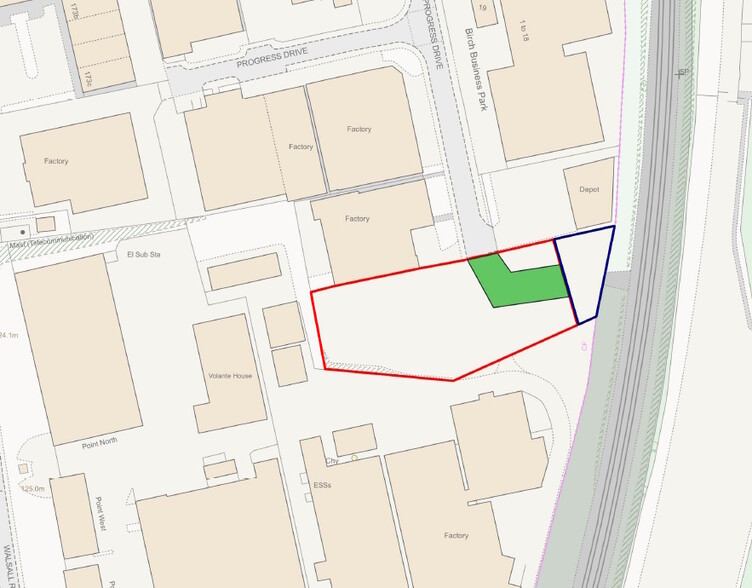 12 Progress Dr, Cannock à louer - Plan de site - Image 2 de 2