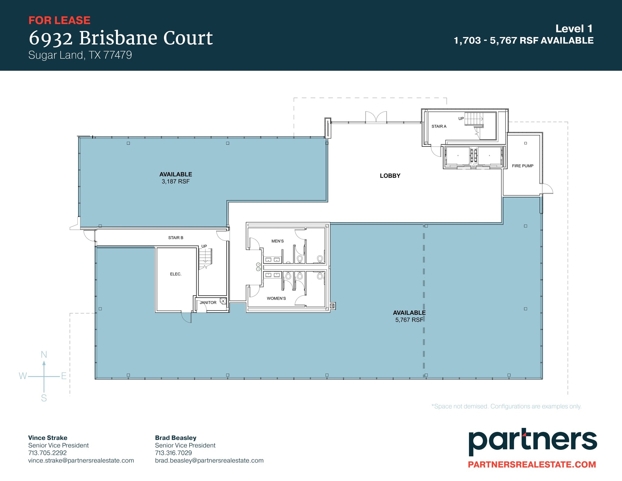 6932 Brisbane ct, Sugar Land, TX for lease Site Plan- Image 1 of 2