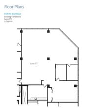 8410 W Bryn Mawr Ave, Chicago, IL à louer Plan d’étage- Image 1 de 2