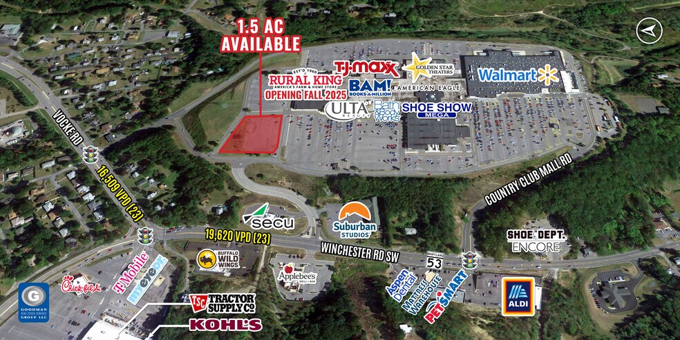 Vocke Rd, Cumberland, MD for lease - Aerial - Image 1 of 2