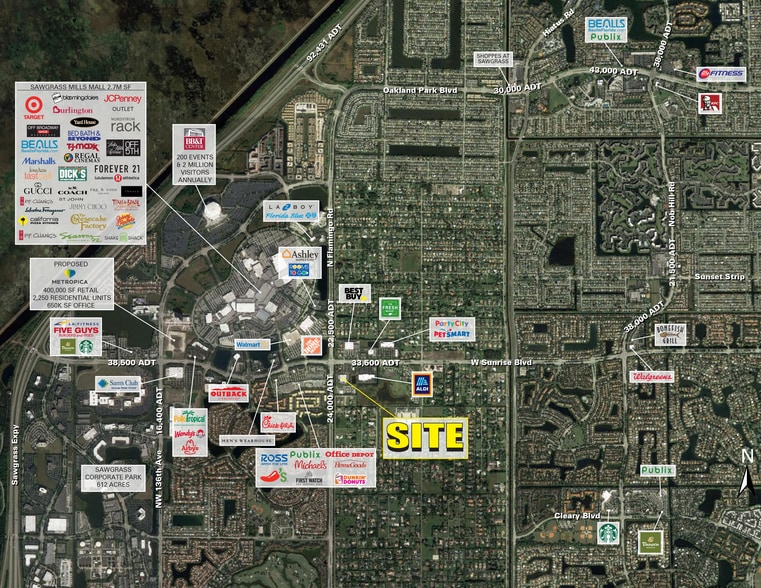 12300-12310 W Sunrise Blvd, Plantation, FL for lease - Building Photo - Image 2 of 15