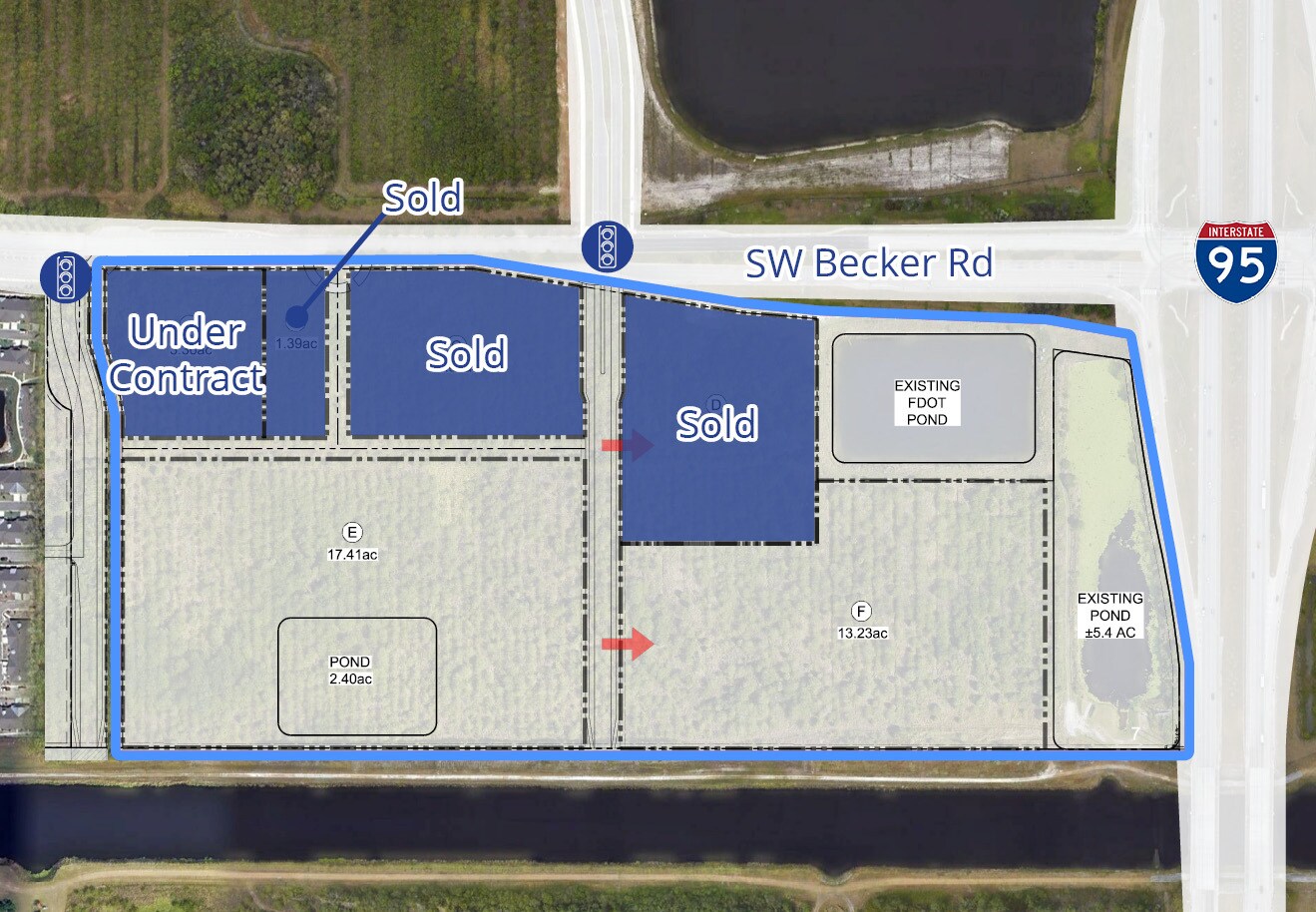 I-95 & Becker Road, Port Saint Lucie, FL à vendre Photo principale- Image 1 de 3