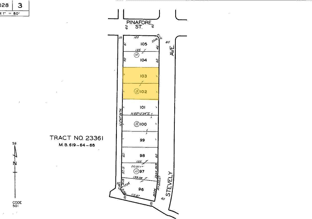 4021 Stevely Ave, Los Angeles, CA for sale Plat Map- Image 1 of 1
