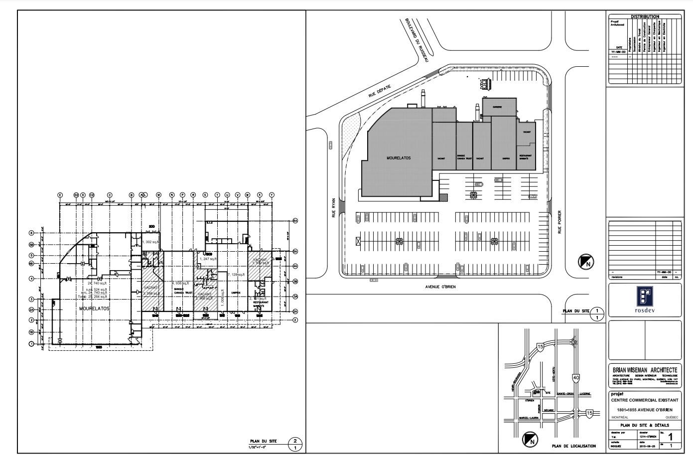 1801-1855 Av O'Brien, Montréal, QC à louer Plan d’étage- Image 1 de 1