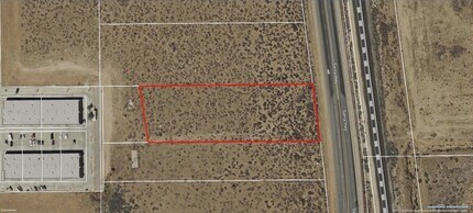 VAC/Sierra HWY/VIC Avenue M4, Palmdale, CA - Aérien  Vue de la carte