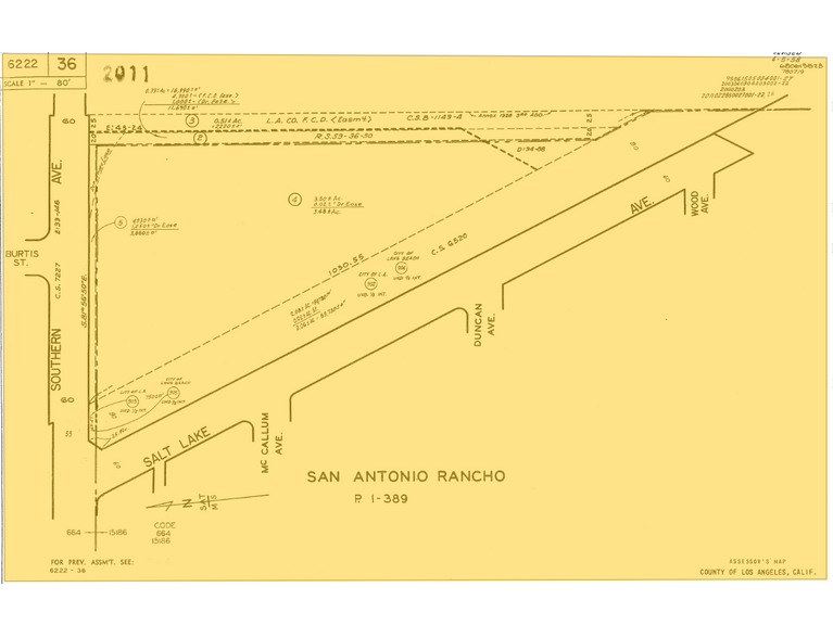 5310 Southern Ave, South Gate, CA à vendre - Plan cadastral - Image 2 de 2