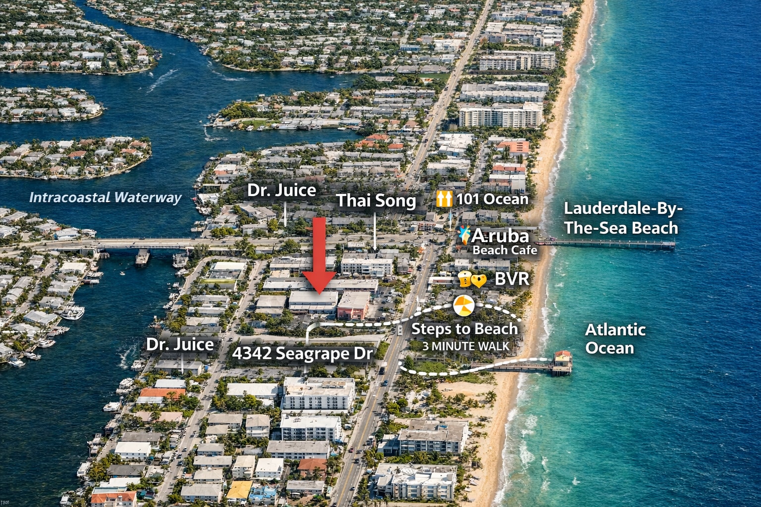 4342 Sea Grape Dr, Lauderdale-by-the-Sea, FL à louer Photo du bâtiment- Image 1 de 2