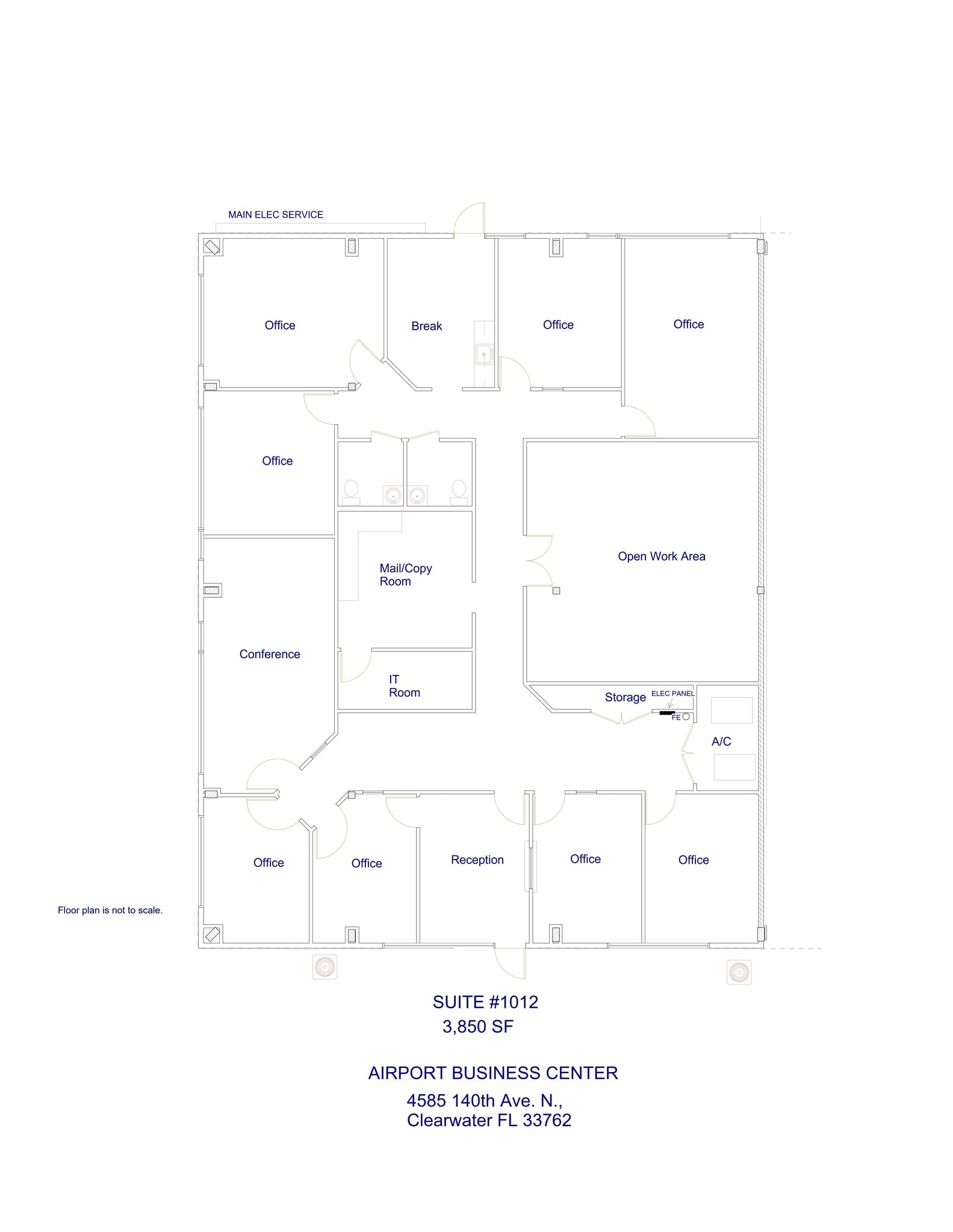 4500 140th Ave N, Clearwater, FL à louer Plan de site- Image 1 de 1