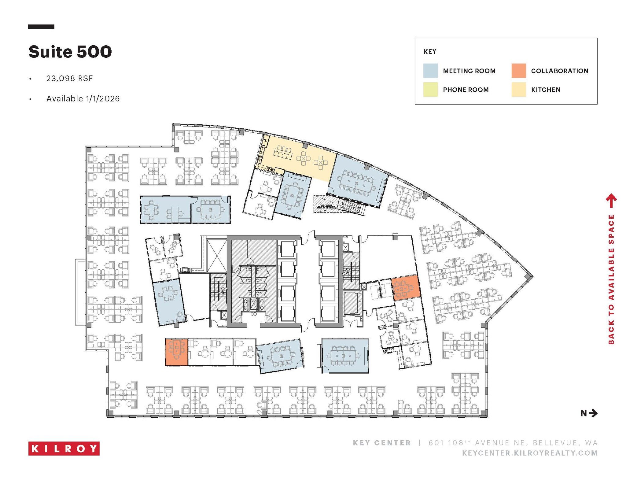 601 108th Ave NE, Bellevue, WA for lease Floor Plan- Image 1 of 1