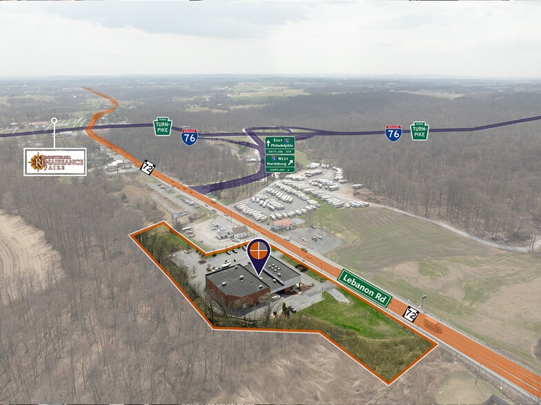 3091 Lebanon Rd, Manheim, PA à louer - Aérien - Image 2 de 16
