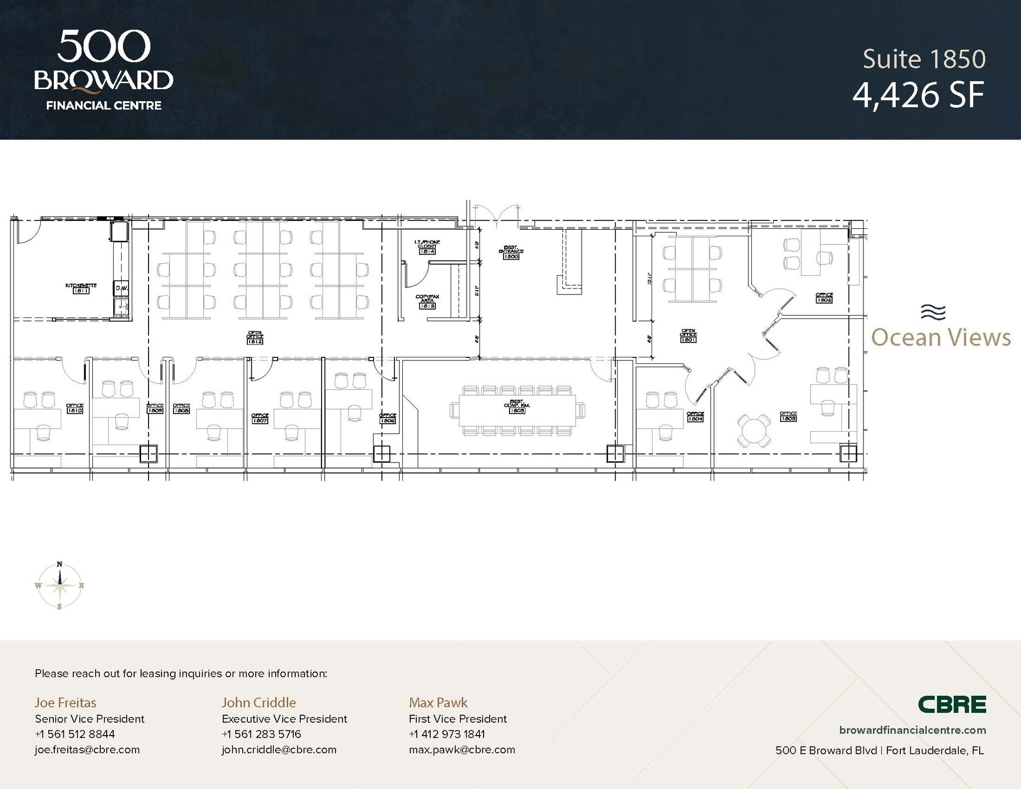 500 E Broward Blvd, Fort Lauderdale, FL for lease Interior Photo- Image 1 of 1