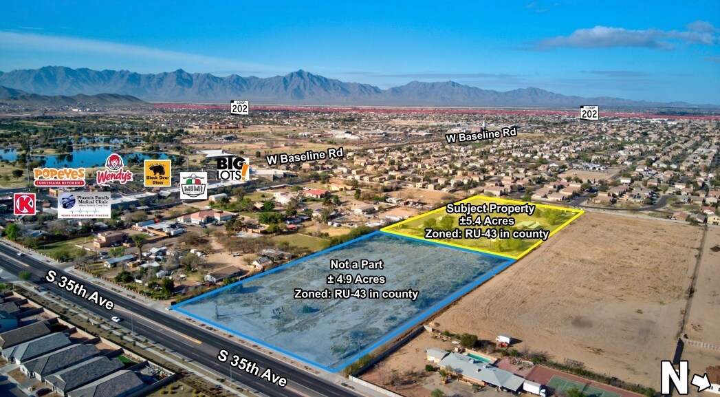 NNWC of 35th Ave & Baseline Rd, Phoenix, AZ à vendre Photo du bâtiment- Image 1 de 2