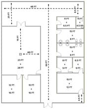 1811 Shady Oaks Dr, Denton, TX à louer Plan de site- Image 1 de 1