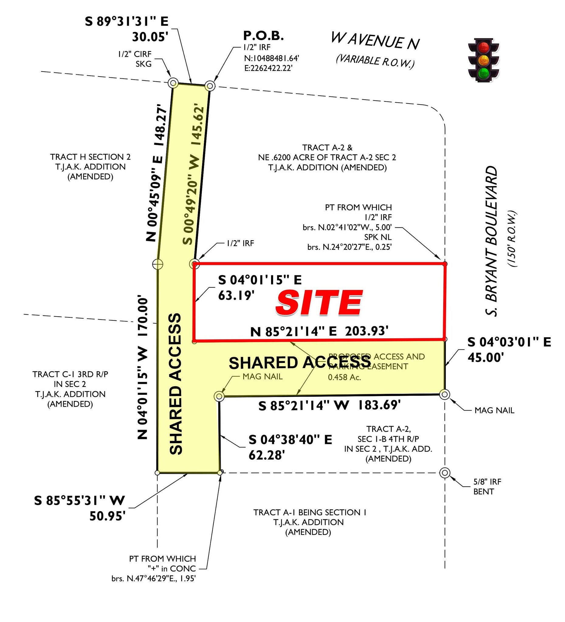 1801 S Bryant Blvd, San Angelo, TX for lease Plat Map- Image 1 of 5