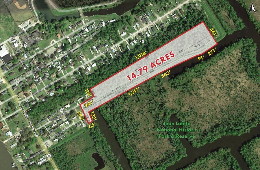 14.798 Acres in Jean Lafitte, Lafitte, LA à vendre - Photo principale - Image 1 de 1