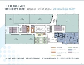 3325 Scott Blvd, Santa Clara, CA for lease Floor Plan- Image 1 of 3