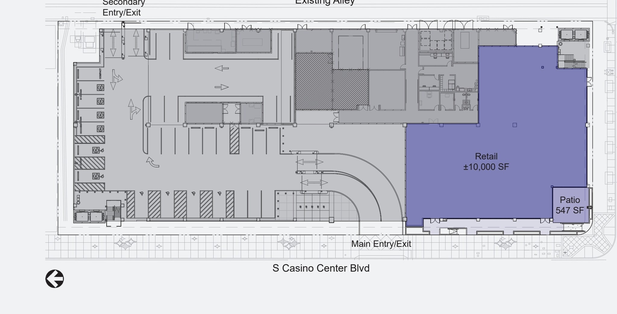 1421 Casino Center blvd, Las Vegas, NV à louer Plan d’étage- Image 1 de 2