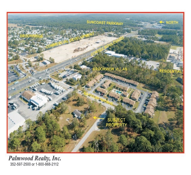 7137 Barclay Ave, Brooksville, FL for sale - Aerial - Image 1 of 4