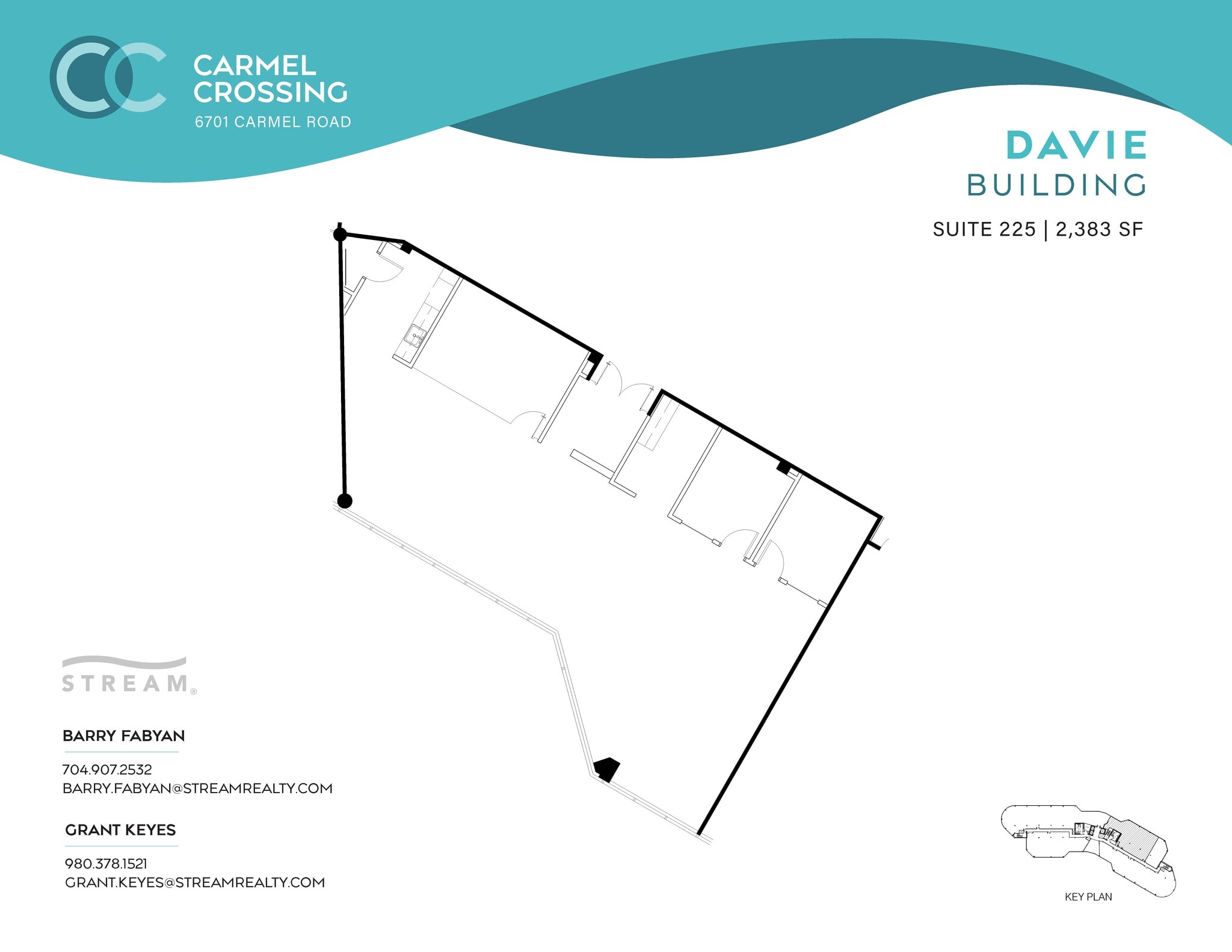 6701 Carmel Rd, Charlotte, NC à louer Plan d’étage- Image 1 de 1