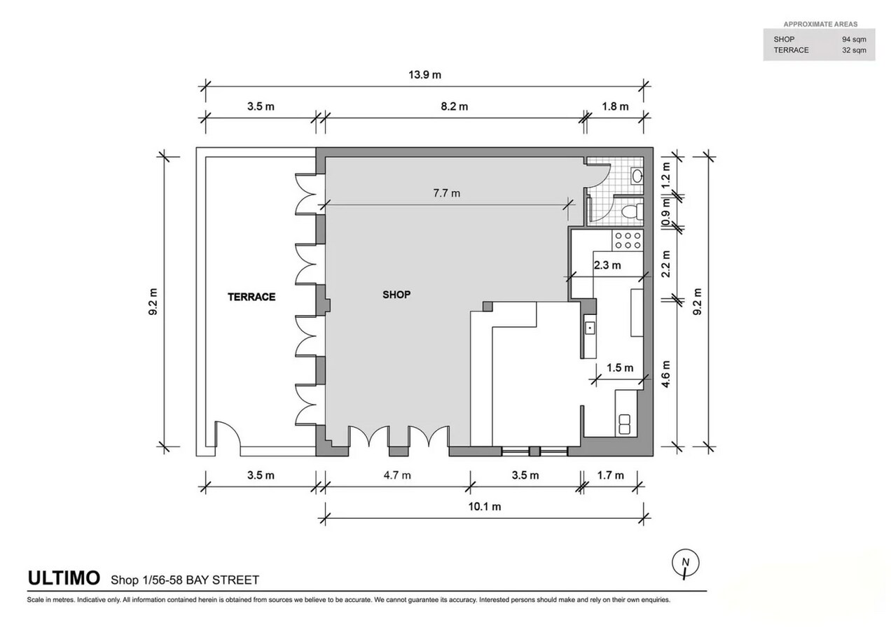 56 Bay St, Ultimo, NSW 2007 - Unité 1 -  - Plan d’étage - Image 2 of 3