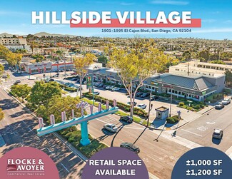 Plus de détails pour 1901-1995 El Cajon Blvd, San Diego, CA - Vente au détail à louer