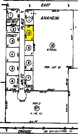 1024-1026 E Arlee Pl, Anaheim, CA for sale - Plat Map - Image 2 of 36