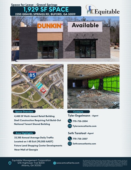 2250 Gravel Springs Rd, Buford, GA à louer - Photo du bâtiment - Image 2 de 7