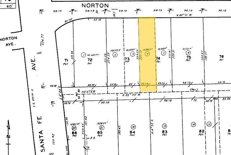 2826 Norton Ave, Lynwood, CA for sale - Plat Map - Image 3 of 3