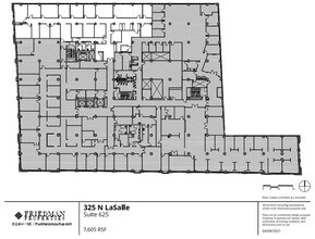 325 N LaSalle St, Chicago, IL for lease Floor Plan- Image 1 of 8