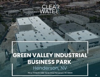 Plus de détails pour 761 N Valle Verde Dr, Henderson, NV - Industriel à louer