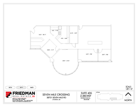 38705 7 Mile Rd, Livonia, MI à louer Plan d  tage- Image 1 de 1