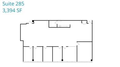 2651 Warrenville Rd, Downers Grove, IL à louer Plan d’étage- Image 1 de 1