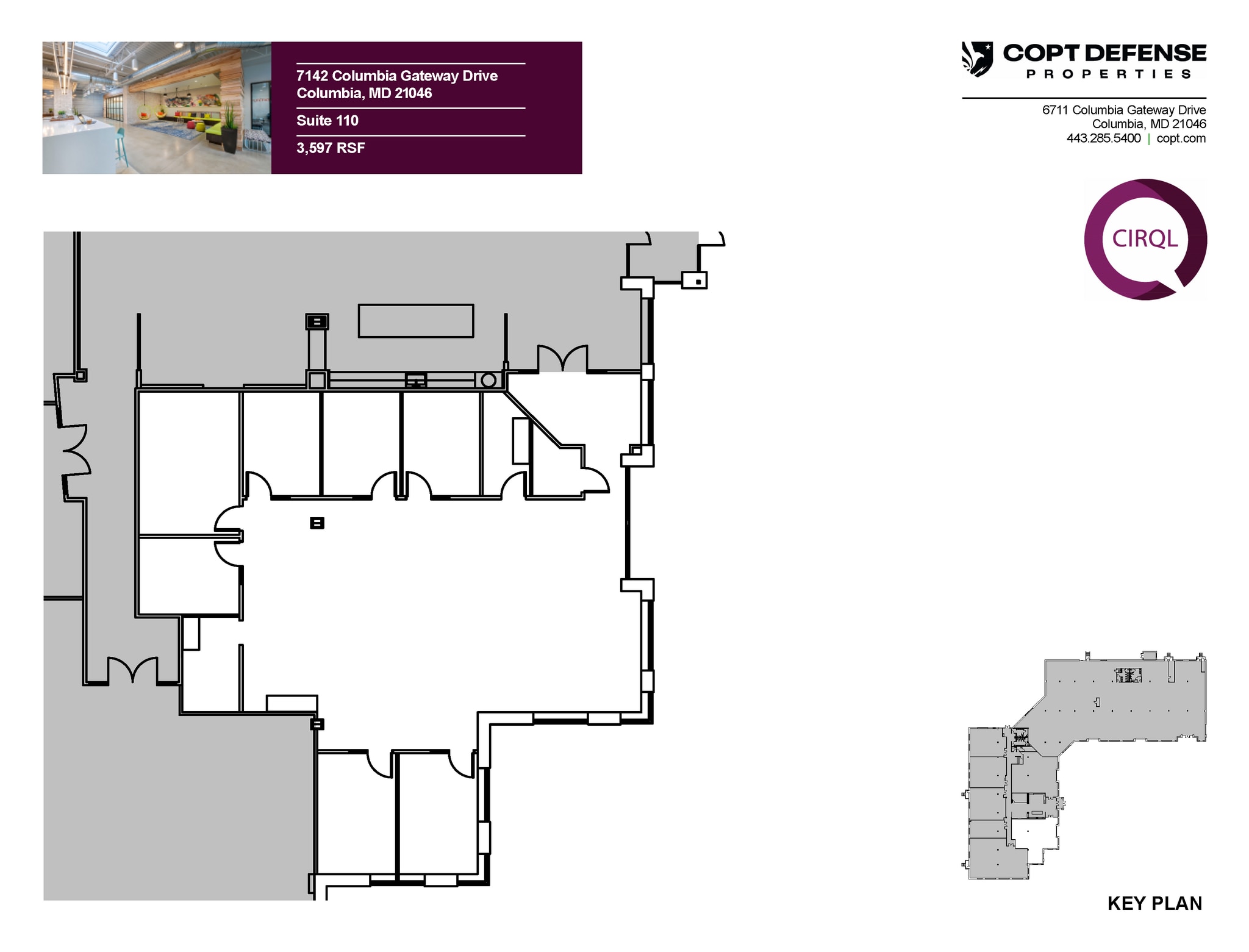 7142 Columbia Gateway Dr, Columbia, MD for lease Floor Plan- Image 1 of 1