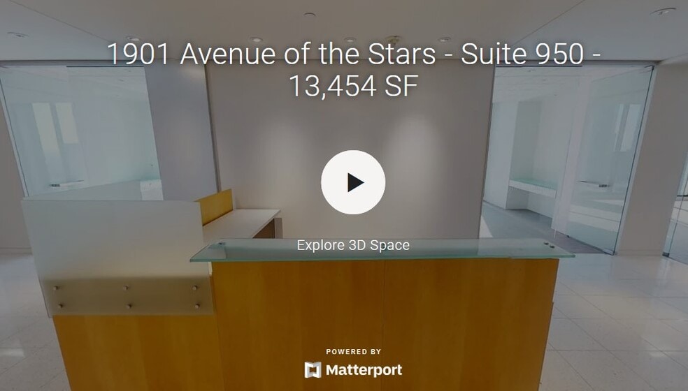1901 Avenue of the Stars, Los Angeles, CA for lease - Matterport 3D Scan - Image 2 of 14
